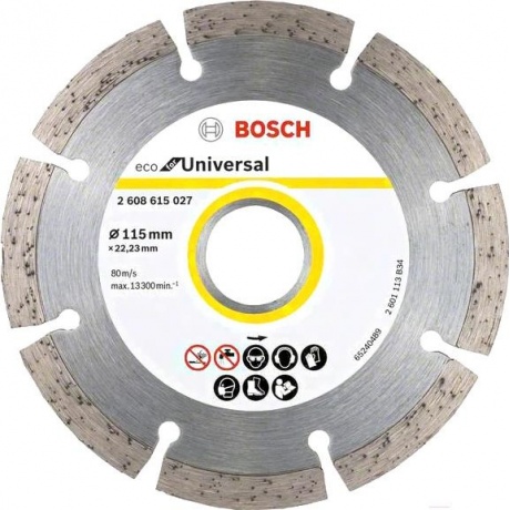 

Алмазный диск Bosch Eco for Universal Segmented 10 шт (2.608.615.040)