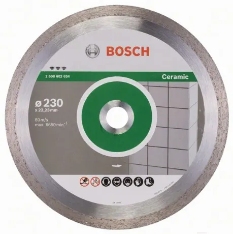 Алмазный диск Bosch круг 230-22.23 Best for Ceramic 2.608.602.63...