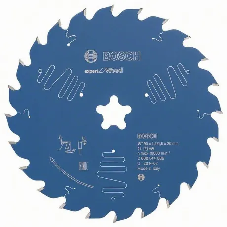 Диск пильный Bosch Expert for Wood 190xFFixx2.4/1.6x24T 2.608.64...