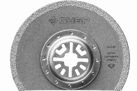 Насадка сегментная ЗУБР ПАС-87 UniLock, 87 мм, OIS-хвост., Профе...