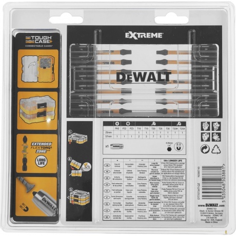 Набор бит DeWalt DT70734T-QZ (29пред.) для шуруповертов - фото 7