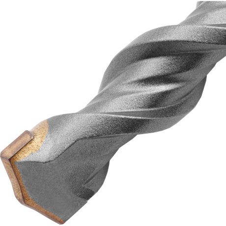 Бур по бетону DENZEL 705037, двойная спираль, Cobalt W-tip, 16x210 мм, SDS PLUS
