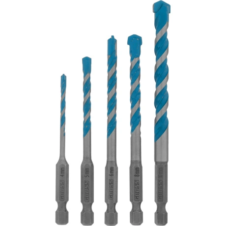 Набор сверл универсальных GROSS 706017, Multipurpose PRO, 6-гр. ...
