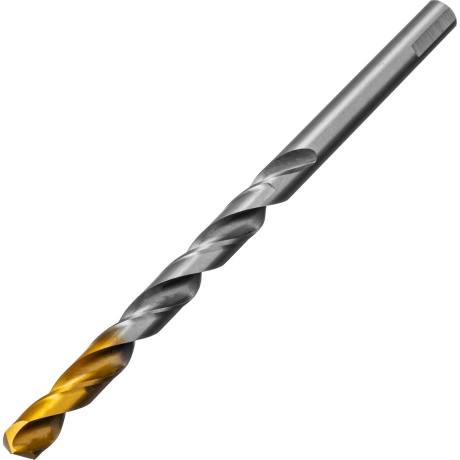 Сверло спиральное по металлу DENZEL 718264, 11 х 195 мм, Р6М5, G...