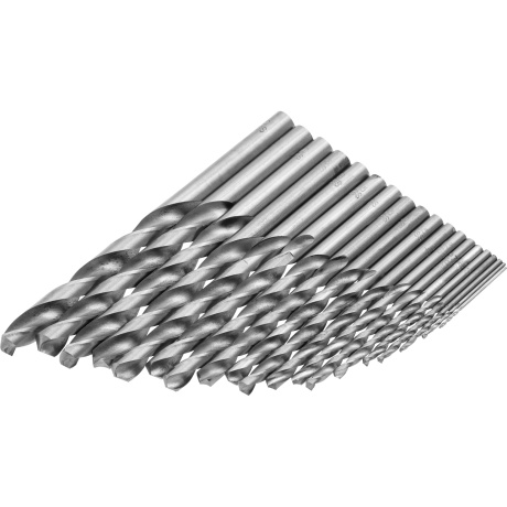 Набор сверл по металлу Twist drill Matrix 72388 Titanium coated 1-10 мм