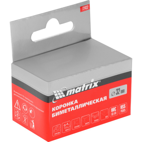 Коронка Matrix 72432, BIMETAL, 32 мм - фото 3