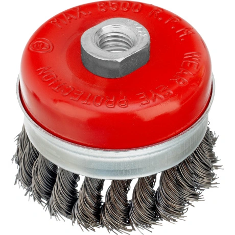 Щетка для УШМ Matrix 74670, Heavy Duty, 80 мм, М14, Чашка, круче...