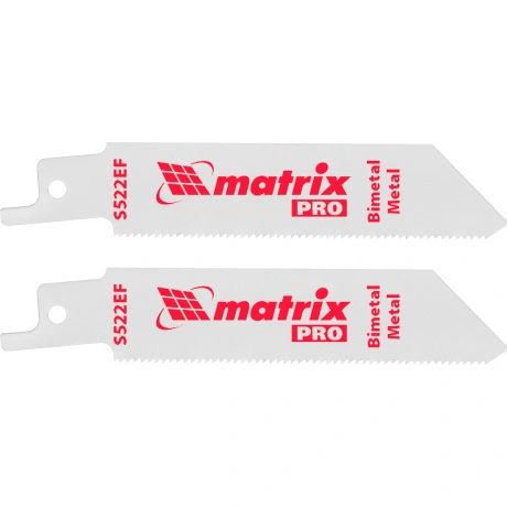Полотна по металлу для сабельной пилы Matrix 782008, S522EF 75 /...
