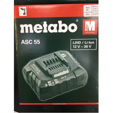 Устройство зарядное Metabo ASC 55 12-36В 627044000 - фото 2
