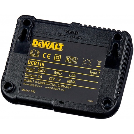 Устройство зарядное DeWalt слайдер 4A 10.8-18V DCB115 - фото 2