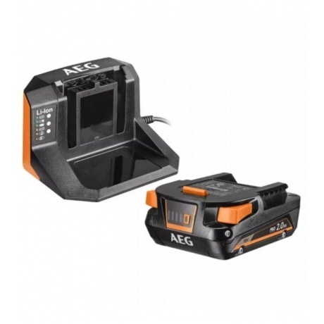 Набор зарядное устройство + аккумулятор SETL1820S 4935478932 AEG - фото 2