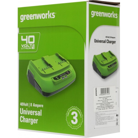 Зарядное устройство Greenworks G40UC8 (2938807) - фото 10
