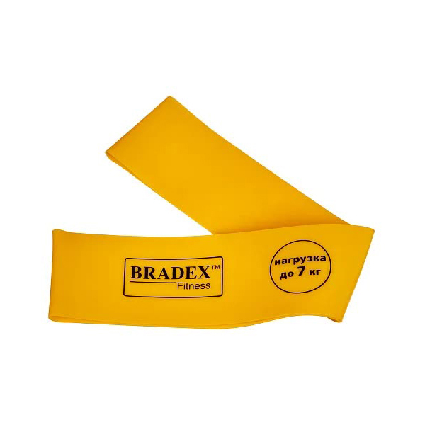 Эспандер-лента, нагрузка до 7 кг (sport rubber 11-15 lb, yellow)