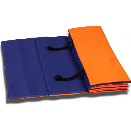 Коврик гимнастический взрослый INDIGO, SM-042, Оранжево-синий, 180*60 см - фото 2