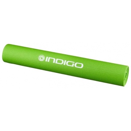 Коврик для йоги и фитнеса INDIGO PVC, YG03, Зеленый, 173*61*0,3 см - фото 1