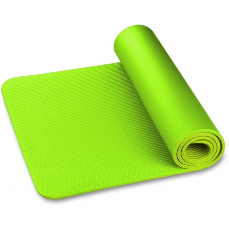 Коврик для йоги и фитнеса INDIGO NBR, IN104, Зеленый, 173*61*1 см - фото 3
