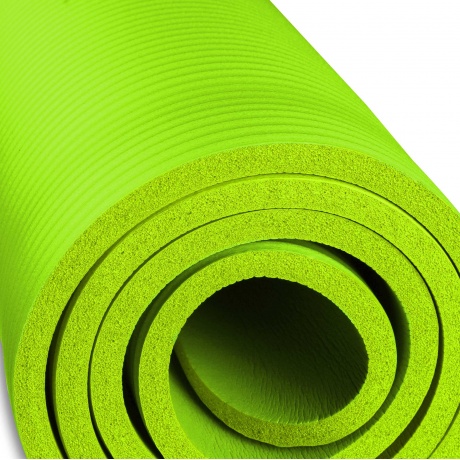 Коврик для йоги и фитнеса INDIGO NBR, IN104, Зеленый, 173*61*1 см - фото 5