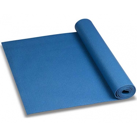 Коврик для йоги и фитнеса INDIGO PVC, YG03, Синий, 173*61*0,3 см - фото 1