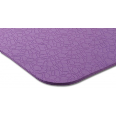 Коврик для йоги и фитнеса INDIGO TPE с рисунком IN020 173*61*0,6 см Фиолетовый - фото 2