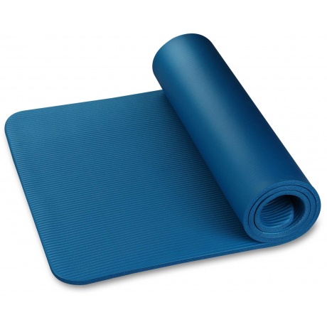 Коврик для йоги и фитнеса INDIGO NBR IN104 173*61*1 см Синий - фото 2