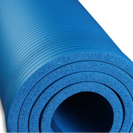 Коврик для йоги и фитнеса INDIGO NBR IN104 173*61*1 см Синий - фото 5