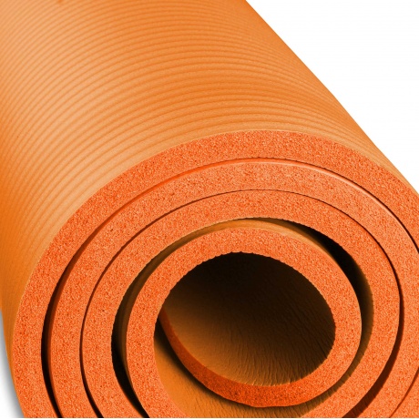 Коврик для йоги и фитнеса INDIGO NBR IN104 173*61*1 см Оранжевый - фото 2