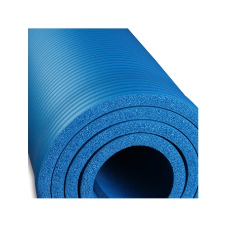 Коврик для йоги и фитнеса INDIGO NBR IN229 173*61*1,2 см Синий - фото 3