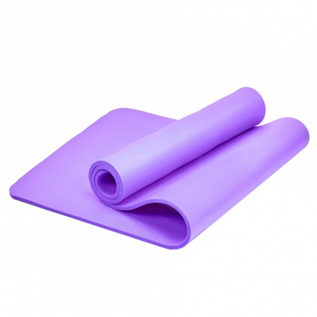 Коврик для йоги и фитнеса Bradex SF 0677, 173*61*1 см NBR, фиолетовый (Yoga mat NBR 173*61*1 cm purple 814c) - фото 1