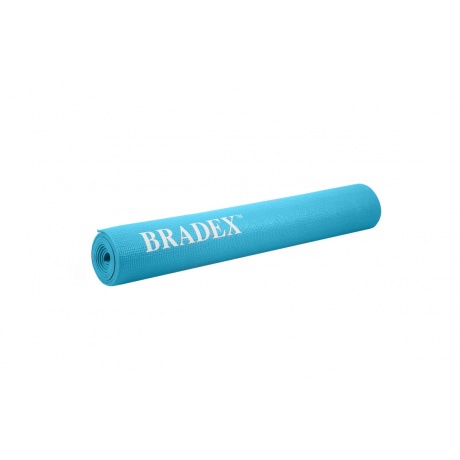 Коврик для йоги и фитнеса Bradex SF 0679, 183*61*0,3 см, бирюзовый (Yoga mat 183*61*0,3 cm light blue) - фото 6