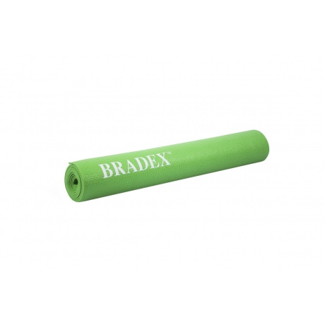 Коврик для йоги и фитнеса Bradex SF 0681, 173*61*0,4 см, зеленый (Yoga mat 173*61*0,4 cm green) - фото 4