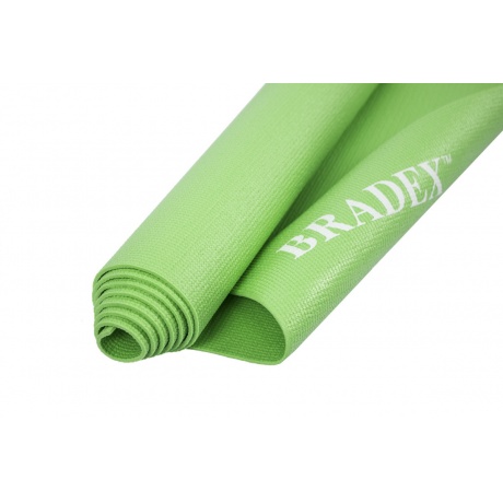Коврик для йоги и фитнеса Bradex SF 0682, 183*61*0,4 см, зеленый (Yoga mat 183*61*0,4 cm green) - фото 5