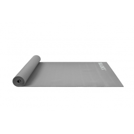 Коврик для йоги и фитнеса Bradex SF 0684, 173*61*0,5 см, серый (Yoga mat 173*61*0,5 cm gray) - фото 2