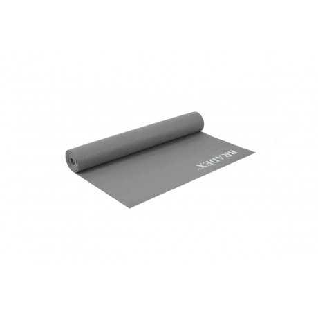 Коврик для йоги и фитнеса Bradex SF 0695, 190*61*0,5 см, серый с переноской (Yoga mat 190*61*0,5 cm gray with a hanger) - фото 3