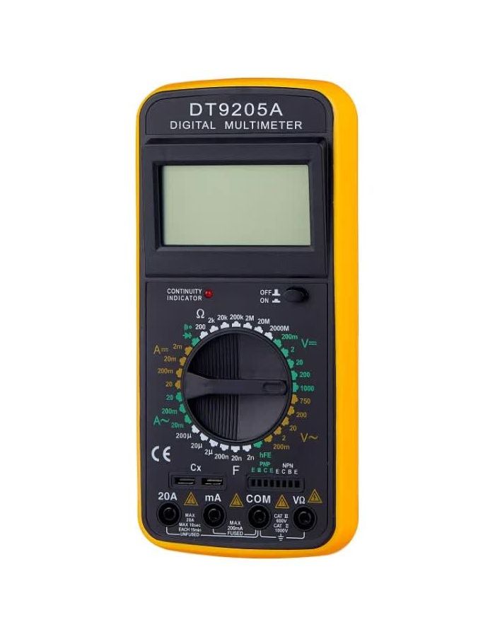 Мультиметр DT 9205A мультиметр цифровой dt 9205a