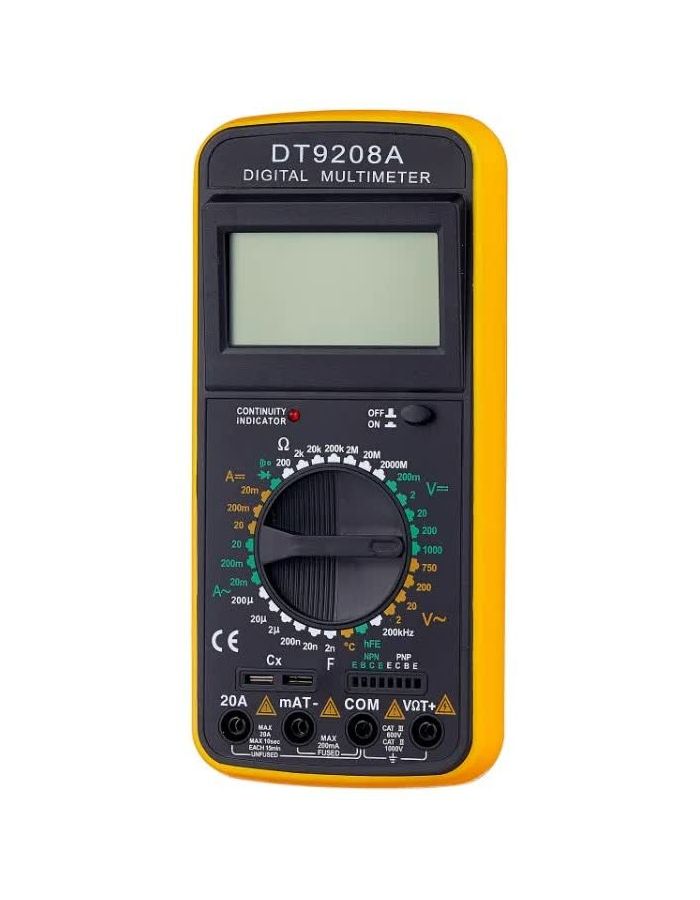 Мультиметр DT 9208A красный красный светодиодный цифровой вольтметр амперметр постоянного тока 100 в 10 а 0 28 дюйма вольт амперметр индикатор напряжения