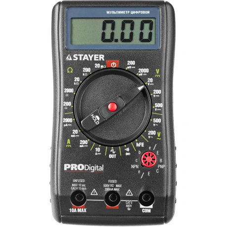 Мультиметр цифровой Stayer PROFESSIONAL PRODigital 45310
