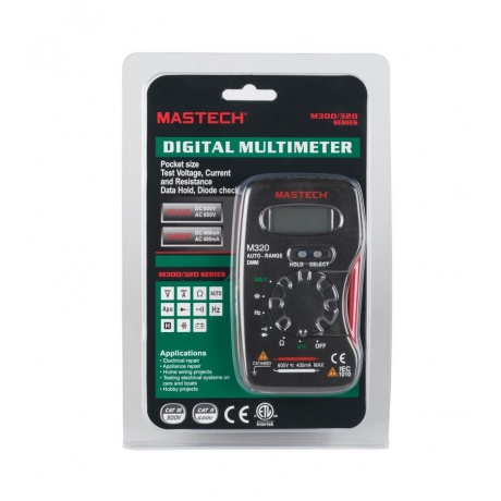 Мультиметр Mastech M320 - фото 9