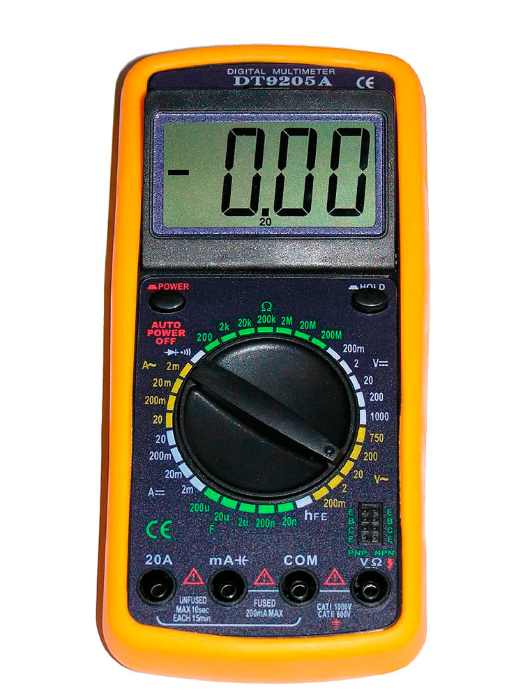 Мультиметр S-Line DT-9205A мультиметр s line dt 830c