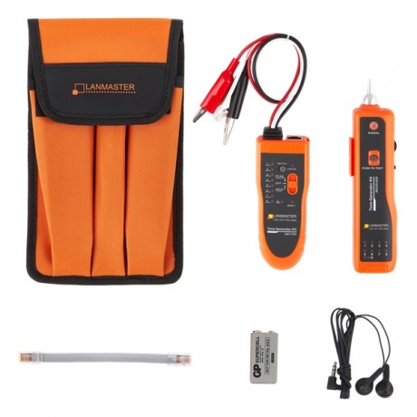 Тестер Lanmaster LAN-TST-TPK-300N оранжевый/черный - фото 3