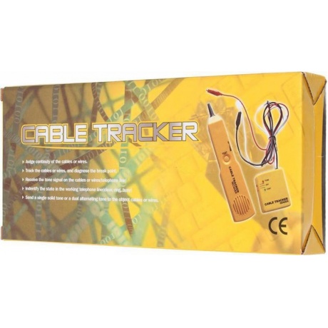 Тестер кабельный Lanmaster LAN-TPK-50 желтый - фото 5