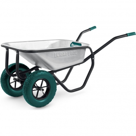 

Тачка строительная двухколесная KRAFTOOL MAXDrive-2 110л, 280 кг, (39860)