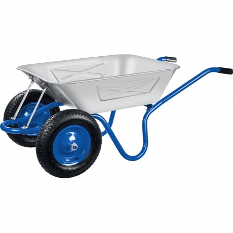 

Тачка строительная двухколесная ЗУБР ПТ-350, 130 л, 280 кг, Профессионал (39913)