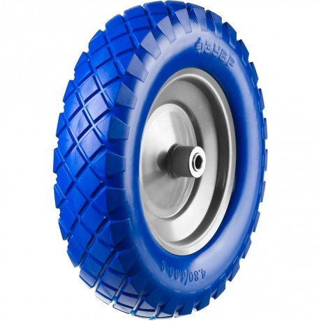 

Колесо полиуретановое ЗУБР КПУ-2, 4 х 380 мм, для тачек (арт. 39903, 39974), Профессионал (39912-2)