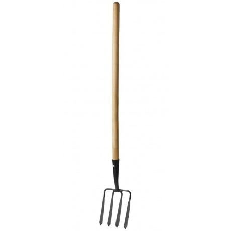 Вилы кованые GRINDA 180х220х1300мм с деревянным черенком - фото 2