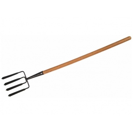 Вилы кованые GRINDA 180х220х1300мм с деревянным черенком - фото 3