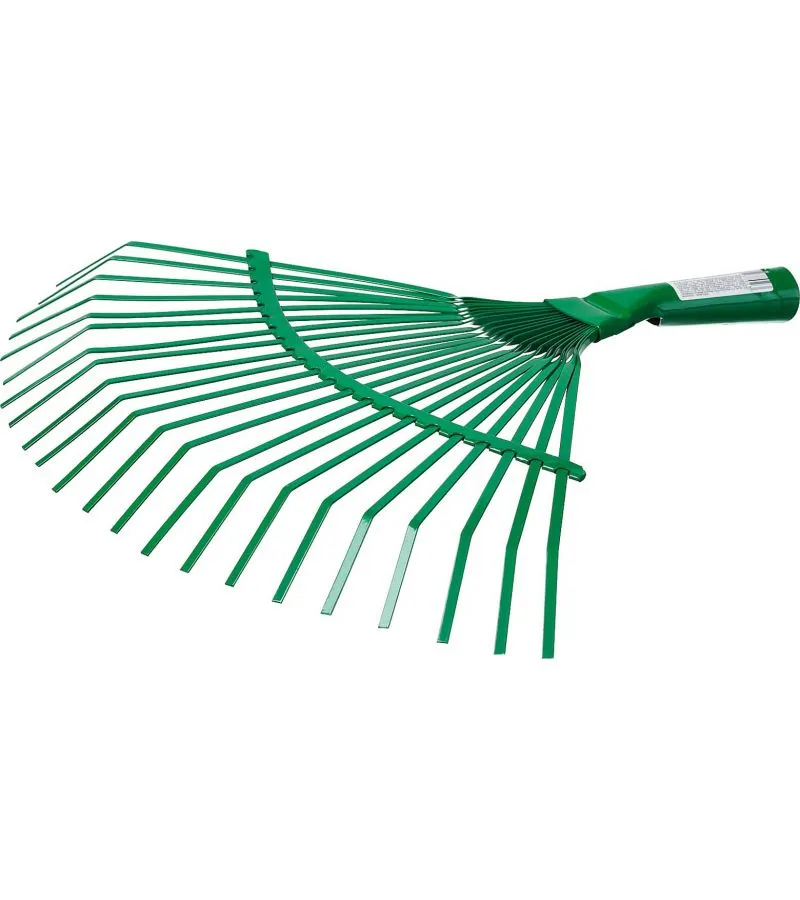 Грабли веерные пластинчатые металлические РОСТОК без черенка 385х450 мм - фото 1