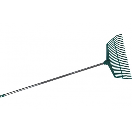 

Грабли веерные RACO со стальной ручкой, 26 пластиковых зубцов, 430мм