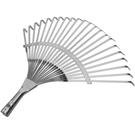 Грабли веерные RACO, эпоксидное покрытие, 22 круглых зубца, 450мм - фото 2