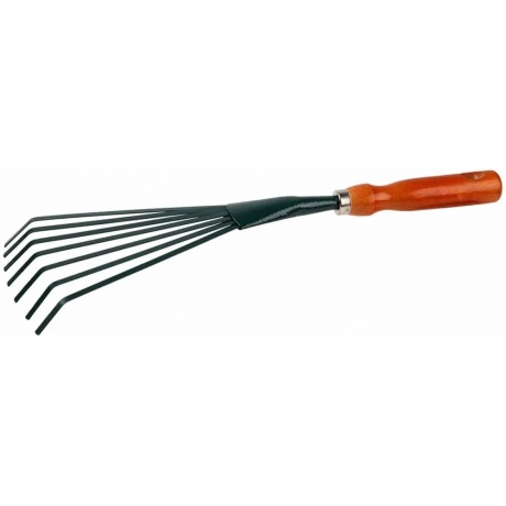 Грабельки веерные GRINDA 390 мм, углеродистая сталь, (8-421253) - фото 2