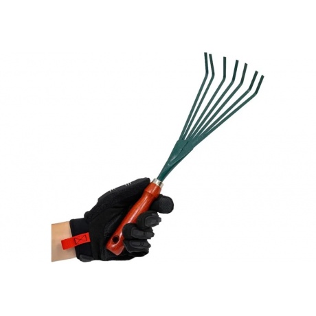 Грабельки веерные GRINDA 390 мм, углеродистая сталь, (8-421253) - фото 11